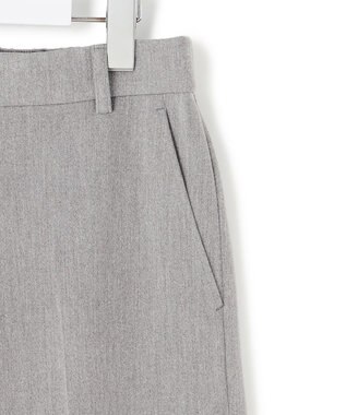 23区 【滝沢眞規子さん着用/VERY掲載】TRストレッチギャバ ワイド パンツ グレー系