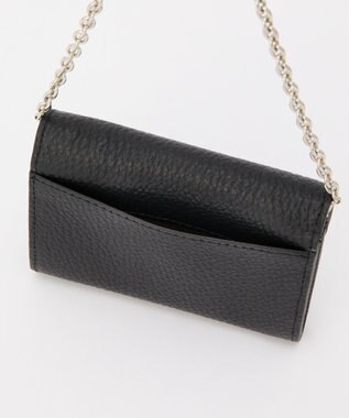 russet チェーンミニウォレット(SO-434) Black