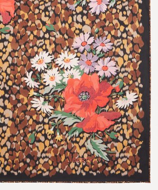 LIBERTY. アベリア 90x90 シルク スカーフ タン