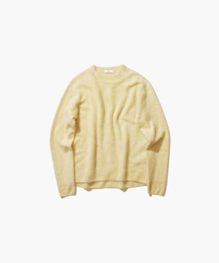 ATON ROYAL CASHMERE FUR | クルーネックセーター YELLOW