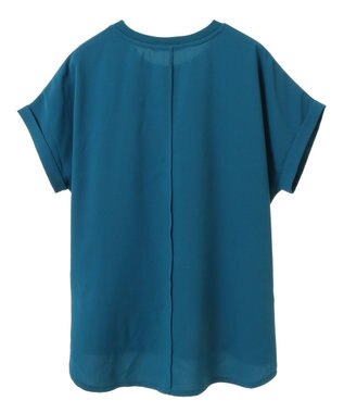 AMERICAN HOLIC 接触冷感フレンチスリーブシアープルオーバー Blue