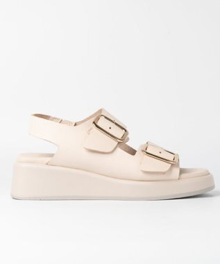 BONTRE 【BONTRE/ボントレ】厚底ダブルベルトサンダル/40353-US アイボリー