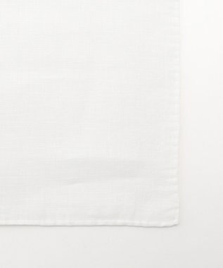 J.PRESS MEN 無地リネンチーフ ホワイト系