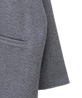 Green Parks 柄圧縮ポンチキーネックプルオーバー Black