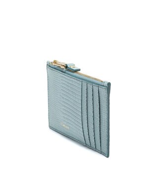 TOPKAPI 【TOPKAPI】イタリアンレザー リザード型押し フラグメントケース LUCIA ルチア ミントグリーン