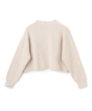 UNFILO 【WEB限定】ラメリンクス クロップドニット ベージュ