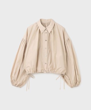 タフタギャザーシャツ