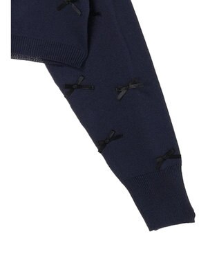 Green Parks ・ＡＮＤ　ＳＥＡＲＣＨ　メニーリボンカーディガン Navy