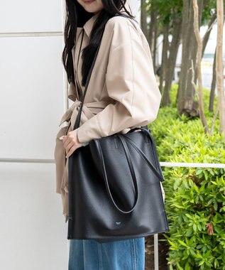 blancle シュリンクレザー ガゼット2wayトートバッグ