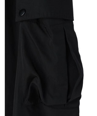 Green Parks ・ＳＵＧＡＲ　ＳＰＯＯＮ　ミリタリーフレアスカート Black