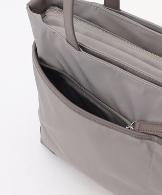 Y'SACCS アシメファスナーポケットトート グレージュ