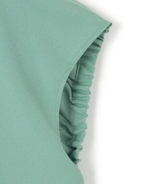 ICB 【洗える】FluidBackSatin ラウンドヘムプルオーバー セラドン系