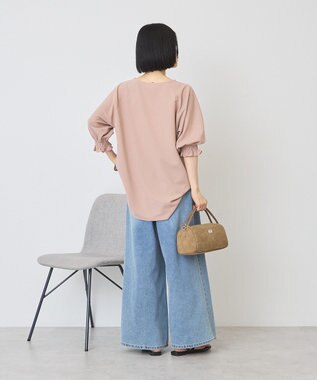 AMERICAN HOLIC 【先行予約】【WEB限定】マルチ機能：袖ボリュームプルオーバー Beige
