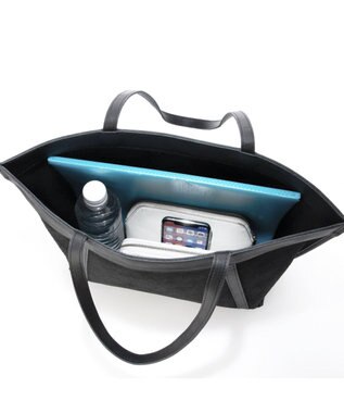 UNBILLION ペルケ perche / 撥水リバーシブルトートL ブラック