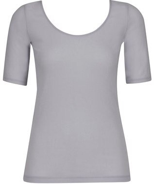 Wing インナー 【綿の贅沢オーガニック】 オーガニックコットン混素材 さらっと薄くて軽い ５分袖 EL1556 ウイング／ワコール グレー