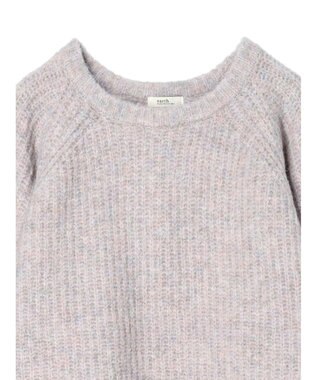 earth music&ecology ふわふわメランジチュニック Lavender