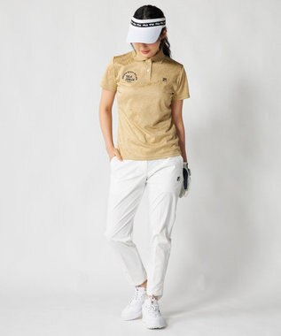 FILA GOLF／marie claire 【FILA GOLF】 ９分丈ジョガーパンツ ホワイト