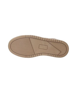 INTER-CHAUSSURES 【QUSHELI】異素材コンビレースアップスニーカー ベージュコンビ