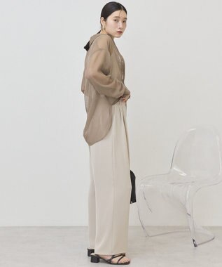 AMERICAN HOLIC メッシュ長袖シャツ Mocha