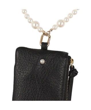 UNBILLION ペルケ perche / パール調ストラップ・マルチケース ブラック