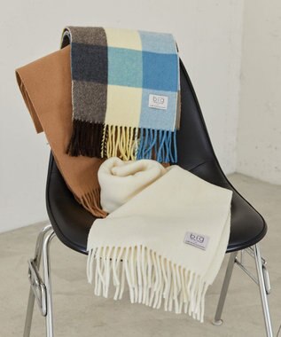 23区 【CLASSY.1月号掲載】manifattura big ウール マフラー アイボリー