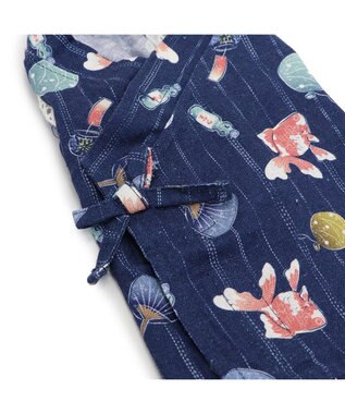 PET PARADISE ペットパラダイス 接触冷感 背中開き 甚平 《縁日柄》　小型犬 縁日柄