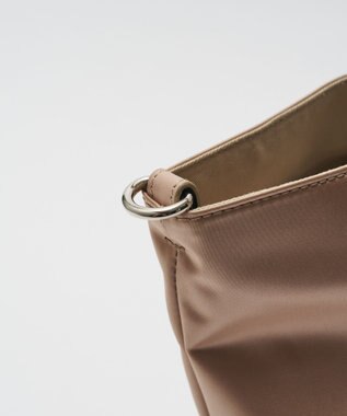 russet バイカラーレザーハンドルトートバッグ(SF-279) PinkBeige