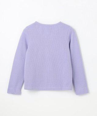 ANY KIDS 音符ボタンカーディガン ブルーラベンダー