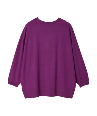CRAFT STANDARD BOUTIQUE とてもちクルーネックニットプルオーバー Purple