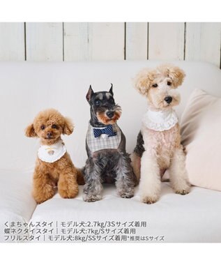 PET PARADISE ペットパラダイス フリルスタイ 小型犬 ホワイト