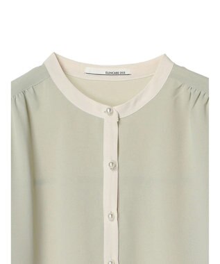 Green Parks ・ＥＬＥＮＣＡＲＥ　ＤＵＥ　バイカラーブラウス Mint