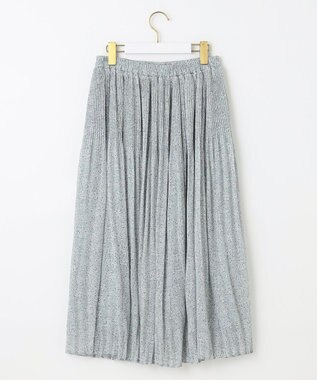 ANY SIS 【洗える】クリスタルプリーツフラワー スカート ミント系