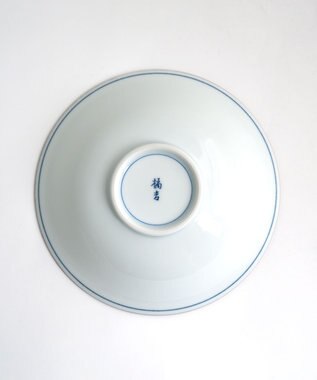 たち吉 【たち吉】染付宝づくし小鉢〈５個〉波佐見焼 ホワイト×ブルー