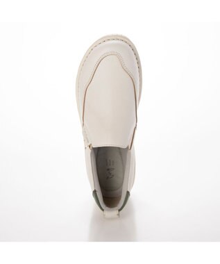 ing <ing>【サスティナブル】厚底スリッポンスニーカー ホワイト