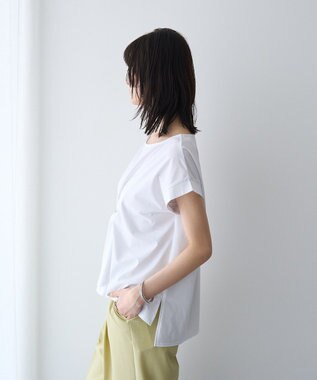 YECCA VECCA ピン付きドレープカットソー Off White