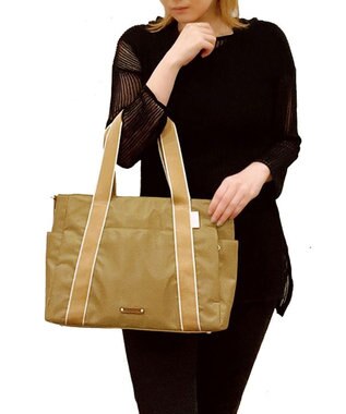 ROOTOTE 1478【撥水・A4サイズ収納】LT.アーキャトル.7ポケッツ-テープ-A 02：ベージュ