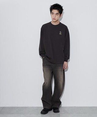 WEGO 【ユニセックス着用ITEM】CONVERSEワンポイントT（LS） 柄4