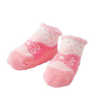 MIKI HOUSE HOT BISCUITS 【9-11cm】 パステルカラーベビーソックス ピンク