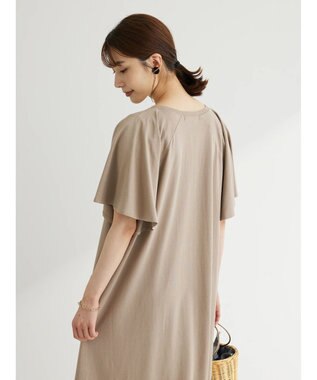 Green Parks ・ＳＵＧＡＲ　ＳＰＯＯＮ　カットアシメヘムワンピース Gray Beige