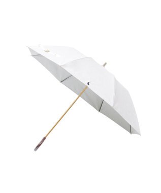 MOONBAT 【日本製】POLO RALPH LAUREN 遮光 晴雨兼用 折りたたみ日傘 ワンポイント 無地ポロ オフホワイト