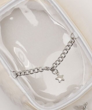 WEGO 【痛バ＆推し活ITEM】なりきりネコぬいポーチ ホワイト