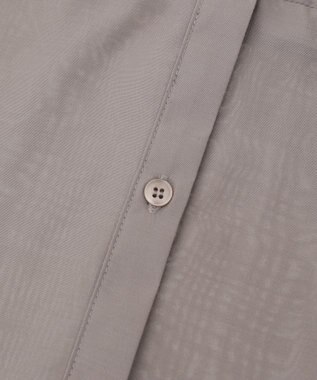 AMERICAN HOLIC シアーウエストドロストロングシャツ Gray Beige