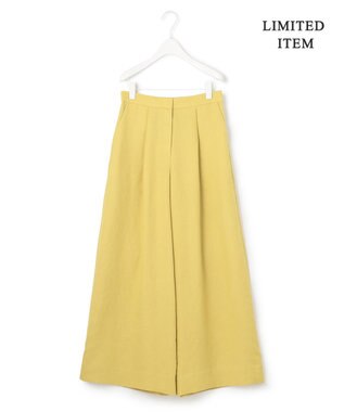 ICB 【WEB限定】 Slub タックパンツ イエロー系