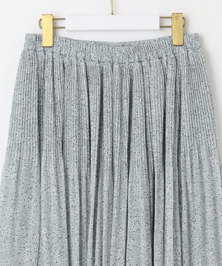 ANY SIS 【洗える】クリスタルプリーツフラワー スカート ミント系