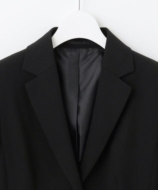 J.PRESS LADIES L 【リクルート対応】テフロンカームスキン テーラード ジャケット ブラック系