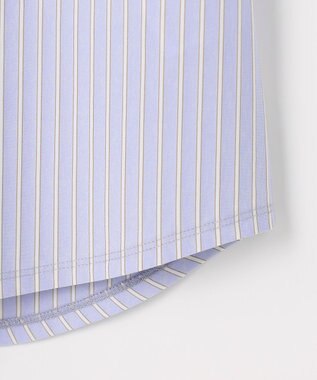 J.PRESS LADIES ドライコットン ストライプ ポロ カットソー サックスストライプ系1