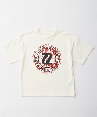 OP／FILA 【SEVEN2】ロゴモチーフデザイン半袖Tシャツ