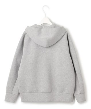 ICB 【洗える】 ビスコースエアーボンディング ジップアップフーディ ライトグレー系