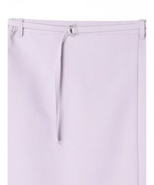 Green Parks 〈選べるきれシル〉Ｉラインミディ丈スカート Lavender