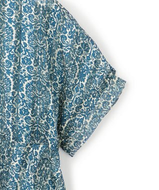 J.PRESS YORK STREET 【WOMEN】オリジナルタイルプリント ブラウス ネイビー系5